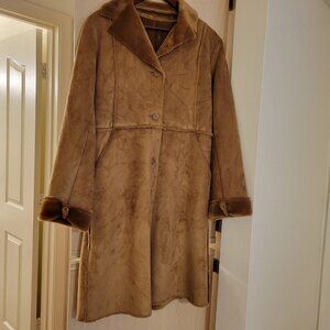 Jean Banic Women's Winter Coat, Camel, Size L